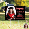 Custom Photo Congrats Yard Sign For Graduation Party TH10 169017