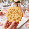 Personalized Family Name Merry Christmas Cookie Stamp, Holiday Baker Gift HO82 904112