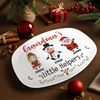 Custom Photo Grandma Little Helpers - Personalized Platter Christmas Gift For Mom And Grandma CH07 896312