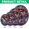 Custom Family Name American Pride Patriotic 250th Anniversary Eagle 1776–2026 Stained Glass Suncatcher HO82 901486