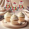 Custom Photo Santa Baby Christmas Cupcake Toppers LM32 893913