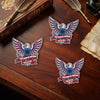 Eagle USA 250th Anniversary 1776-2026 Semiquincentennial Patriotic Acrylic Pin HO82 901802