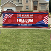 Custom Family Name 250 Years Of Freedom Banner CH07 910638
