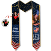 Custom Photo Eagle USA 250 Years 1776-2026 Graduation Stole TH10 898639
