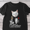 Custom Photo The Catfather Gentlemen Cat Shirt Personalized Gift For Dad HO82 893846