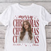 Custom Photo Merry Christmas Shirt, Personalized Holiday Gift For Family TH10 171123