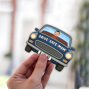 Custom Kids Photo Drive Safe Daddy Car Visor Clip Personalized Father's Day Gift CH07 895942