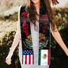 Custom Class of 2026 Mexican American Flag Graduation Stole TH10 898307