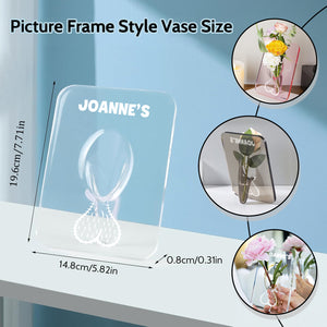 Personalized Gift Funny Acrylic Flower Vase - Gift For Girlfriend, Wife, Lover LM32 897739