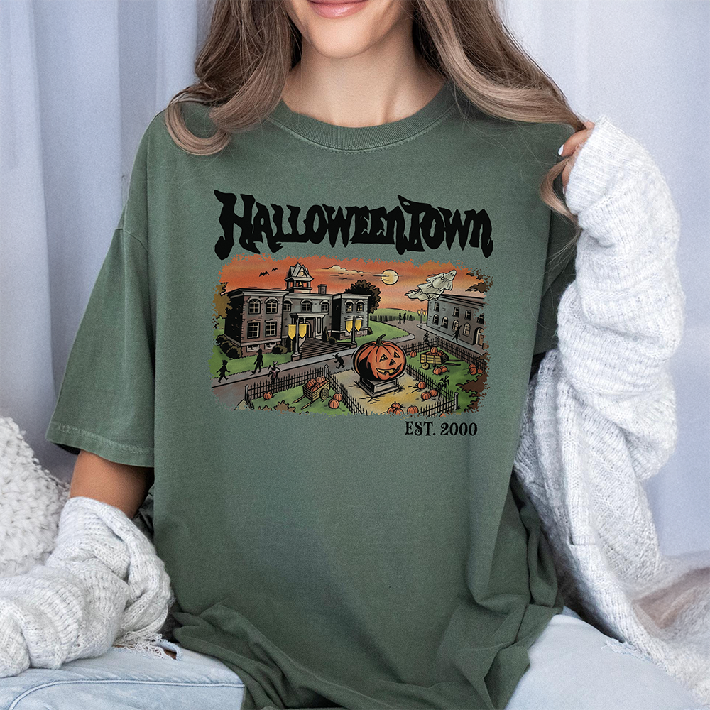 Vintage Retro Halloweentown University EST. 1998 Comfort Shirt LM32 669565