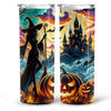 Halloween Witches And Pumpkin Skinny Tumbler HO82 894958