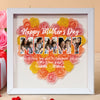 Custom Photo Everything I Am Is Because Of You Flower Shadow Box Mother's Day Gift HA75 892042