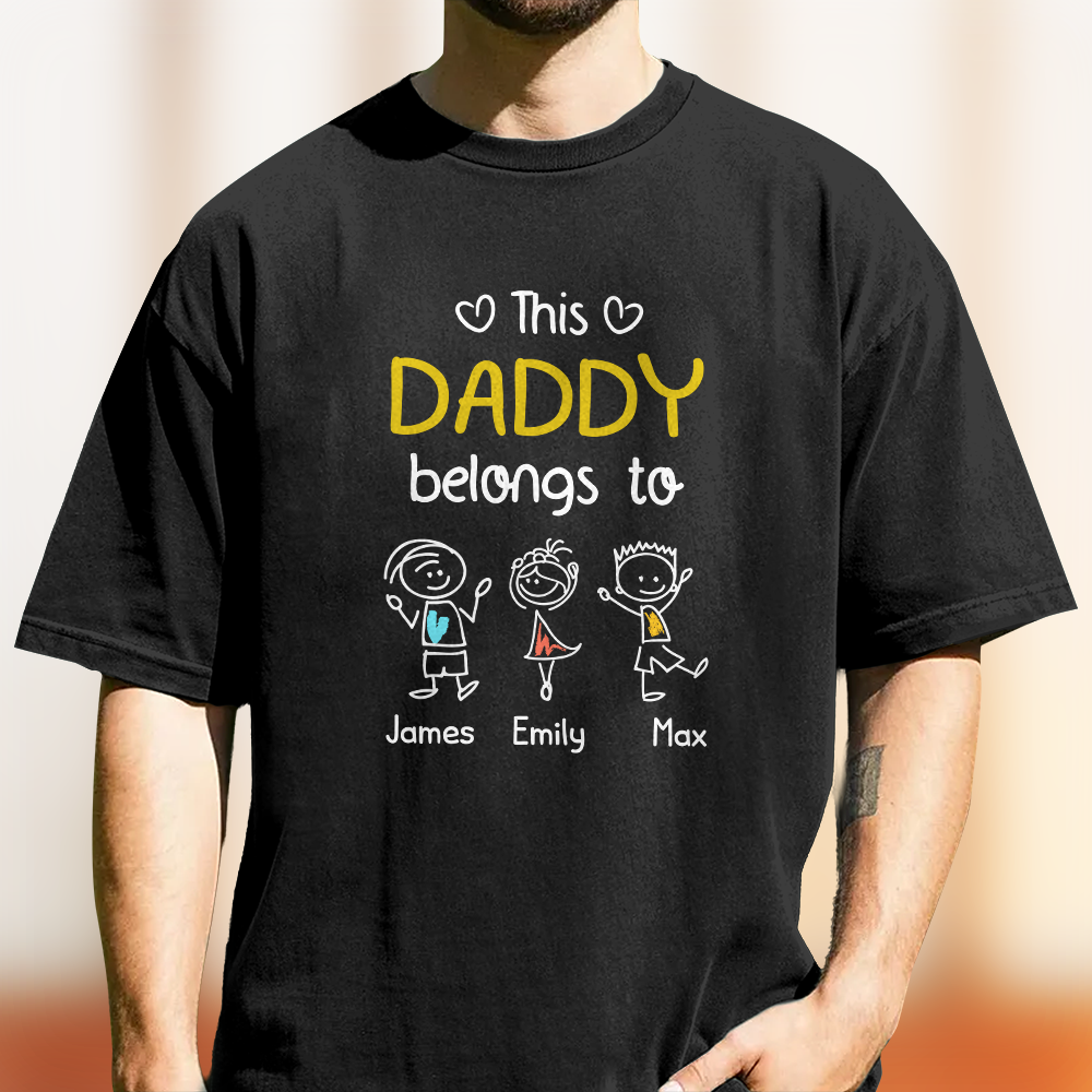 Personalized This Papa Belongs To Us Comfort Shirt Father’s Day Gift HA75 921440
