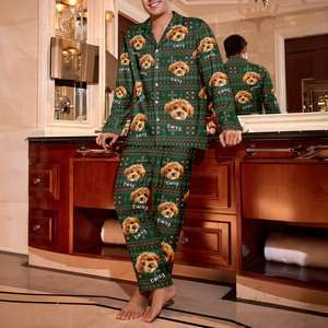 Custom Dog Photo For Christmas Pajamas TH10 896285