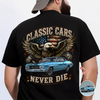 Custom Car Photo I'm Not Old I'm Classic Back Dark Shirt, Personalized Gifts For Dad, Grandpa, Family, Yourself CH07 180012