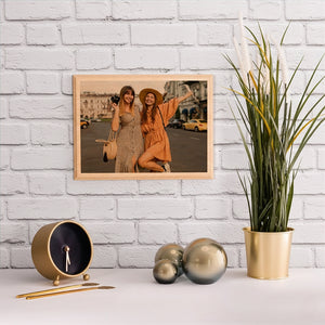 Custom Photo Couple Wooden Block, Gift For Girlfriend, Boyfriend, Valentine's Day HO82 900892