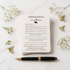 Personalized Graduation Wishes Cards – Advice Cards for Graduation Party, Class of 2026 Decor, Graduation Party Supplies & Keepsake Gift LM32 899941