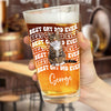 Custom Photo Best Dog Dad Ever Beer Glass - Father’s Day Gift for Dog & Cat Owners HA75 921370