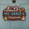 Welcome To Classroom Personalized Door Sign Gift For Teacher HO82 894294