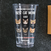 Custom Photo Happy Father's Day From Furry Babies Personalized Beer Glass CH07 895554