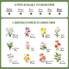 Personalized Flower Month Garden Tool Bag, Gift for Mom, Grandma, Gardener LM32 670179
