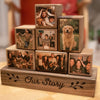 Custom Family Photo Collage Wooden Blocks Set - Gift For Family, Boyfriend, Girlfriend LM32 899177