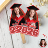 Custom Photo Class Of 2026 Graduation Face Fan For Party Favors HO82 902220