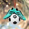 Personalized Soccer Acrylic Ornament, Christmas Tree Decoration for Soccer Players and Fans HA75 919380