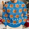 Custom Cat Photo Have A Pawesome Christmas Ugly Sweater TH10 896293