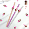 Custom Photo Colorful Straws for Birthday, Graduation, Wedding, Bachelorette Party Favors HA75 921206