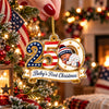 Personalized 250th Anniversary of the USA Baby’s First Christmas Patriotic Acrylic Ornament HO82 903826