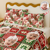 Custom Christmas Family Photo Bedding Set CH07 899936