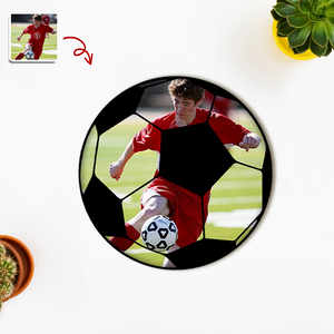 The Photo Collage And Soccer Wood Frame For Sport Lover LM32 897171
