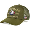 United States 250th Anniversary 1776-2026 Embroidered Patriotic Trucker Hat LM32 669187