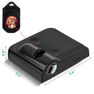 Custom Proud Patriotic Dog Photo Car Door Projector Light HO82 894358