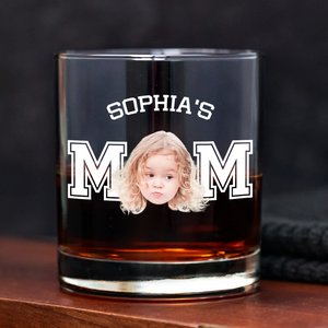 Custom Photo Kid - Kid's Dad, Mom Whiskey Glass HA75 892458