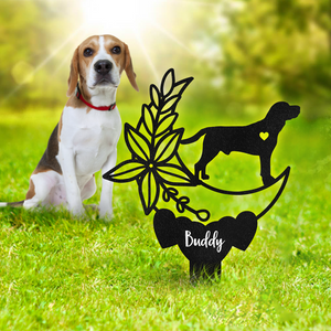 Personalized Dog Memorial Garden Stake For Dog Lovers LM32 893847