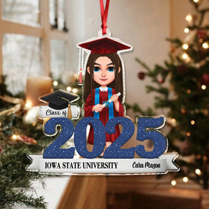 Personalized Class Of 2025 Graduation Senior Keepsake Acrylic Ornament LM32 897185