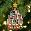Custom Baby Photo With Christmas Tree Acrylic Ornament HO82 904150