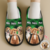 Custom Photo Dog Mom Dog Dad - Personalized Slippers HO82 900006