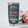 Personalized 250th Anniversary USA Patriotic Faux Pattern Fat Tumbler HO82 901302