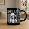 Personalized Vintage Photo Best Dad Mom Ever Black Mug Gift For Father's Day HA75 921432