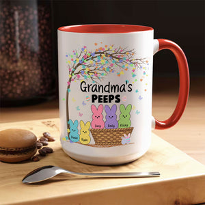 Custom Family Bunny Easter Accent Mug TH10 892473