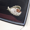 Custom Photo Pet Within Angel Wings Memorial Dog Cat Car Sticker HO82 900988