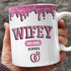 Custom Name Wifey And Hubby 3D Inflated Effect Mug Valentine's Gift TH10 896971
