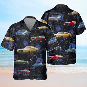Custom Car Photo Retro Style Hawaiian Shirt HO82 894430