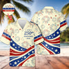 Custom Name USA 250th Anniversary 1776-2026 Hawaii Shirt - 4th of July Patriotic Gift HO82 901704