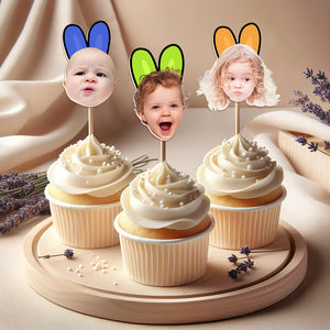 Custom Photo Favorite Peep For Easter Day Cupcake Topper TH10 892517