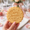 Personalized Family Name Merry Christmas With Snowflake Cookie Stamp - Holiday Baking Gift For Family HA75 919634