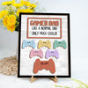 Gamer Dad 2-Layered Wooden Plaque With Stand TH10 892991